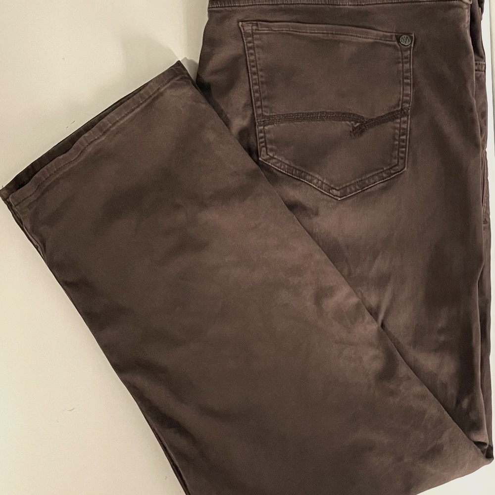 Mavi Matt brown pants khakis chinos 38 waist 30 inseam